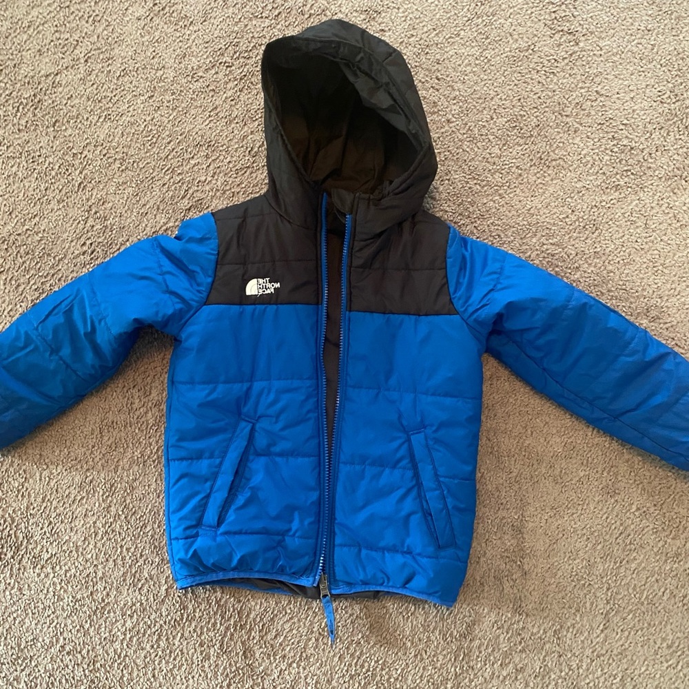 Toddler Boys reversible North Face Coat
